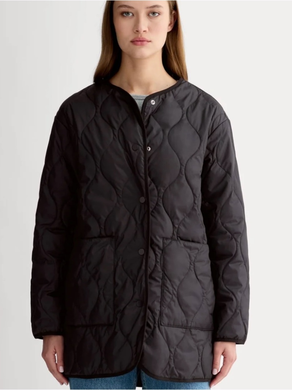 Everlane Renew The Quilted Liner Jacket
